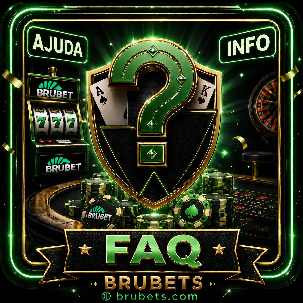Perguntas frequentes sobre cassino Brubets