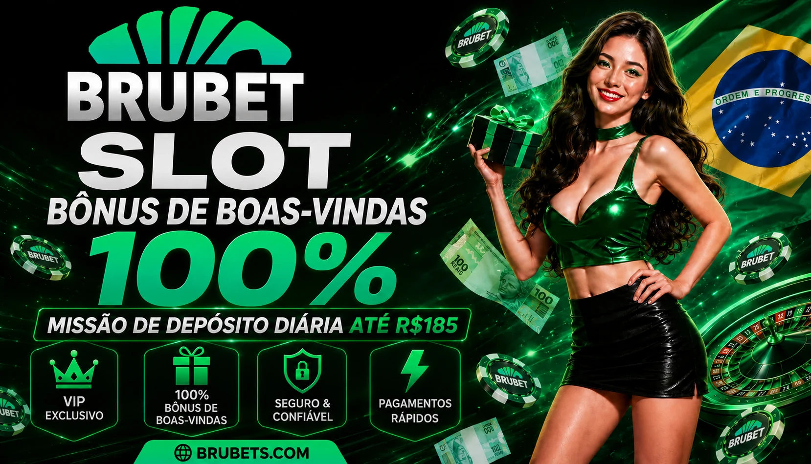 Slots e bônus Brubets