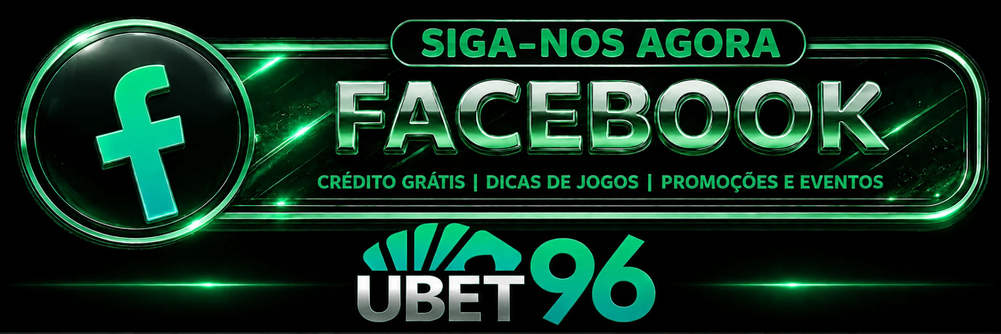 Siga o UBET96 no Facebook para promoções de cassino